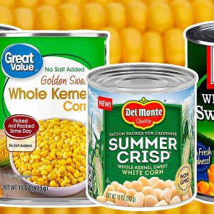 Frozen cooked corn